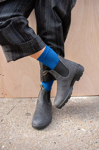 Blundstone 1910 Steel Grey Wax Suede Boots