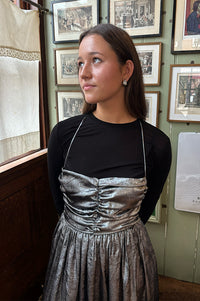 The New Society Uxia Metallic Dress - The Mercantile London