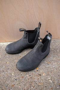 Blundstone 1910 Steel Grey Wax Suede Boots