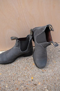 Blundstone 1910 Steel Grey Wax Suede Boots