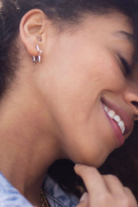 L.A. Silver Star Earrings - The Mercantile London