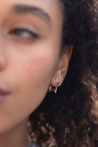 L.A. Silver Star Earrings - The Mercantile London