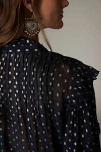 Maison Hotel Simona Sienna Navy Blouse