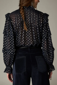 Maison Hotel Simona Sienna Navy Blouse