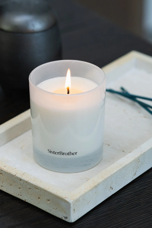 SisterBrother Cut Grass Candle
