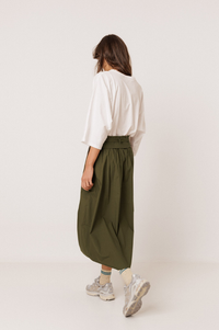 Indi & Cold Poplin Military Skirt