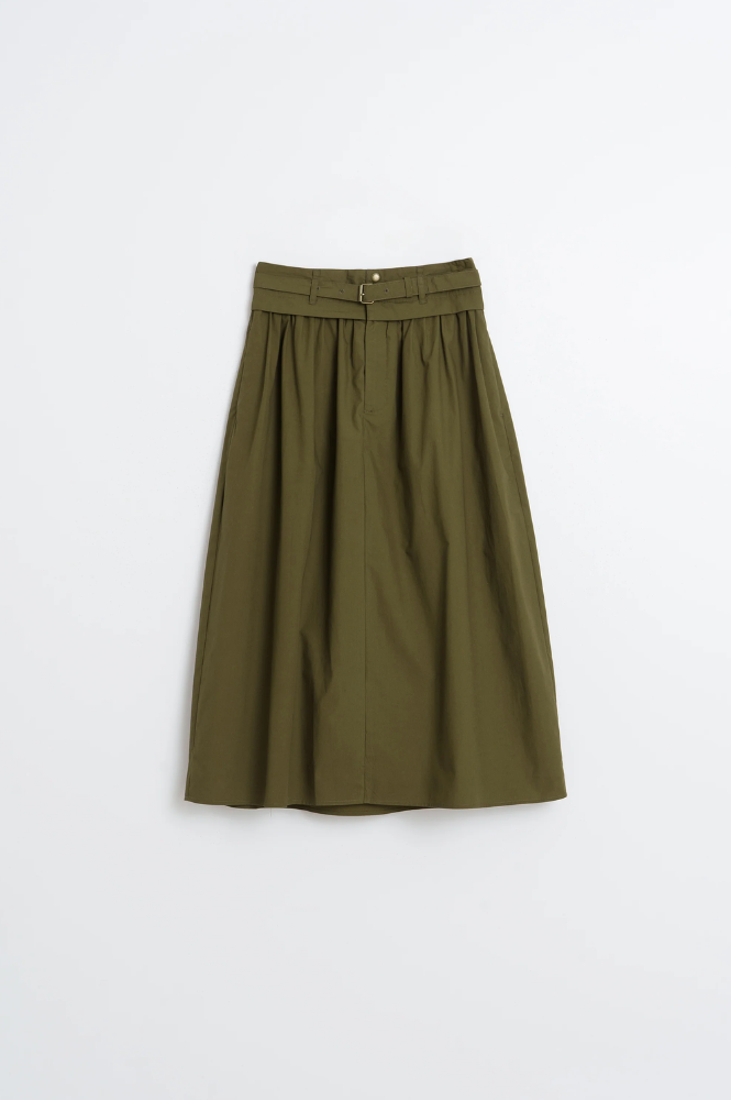 Indi & Cold Poplin Military Skirt