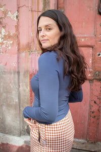 Komodo Skinilla Modal Navy Top - The Mercantile London