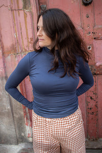 Komodo Skinilla Modal Navy Top - The Mercantile London