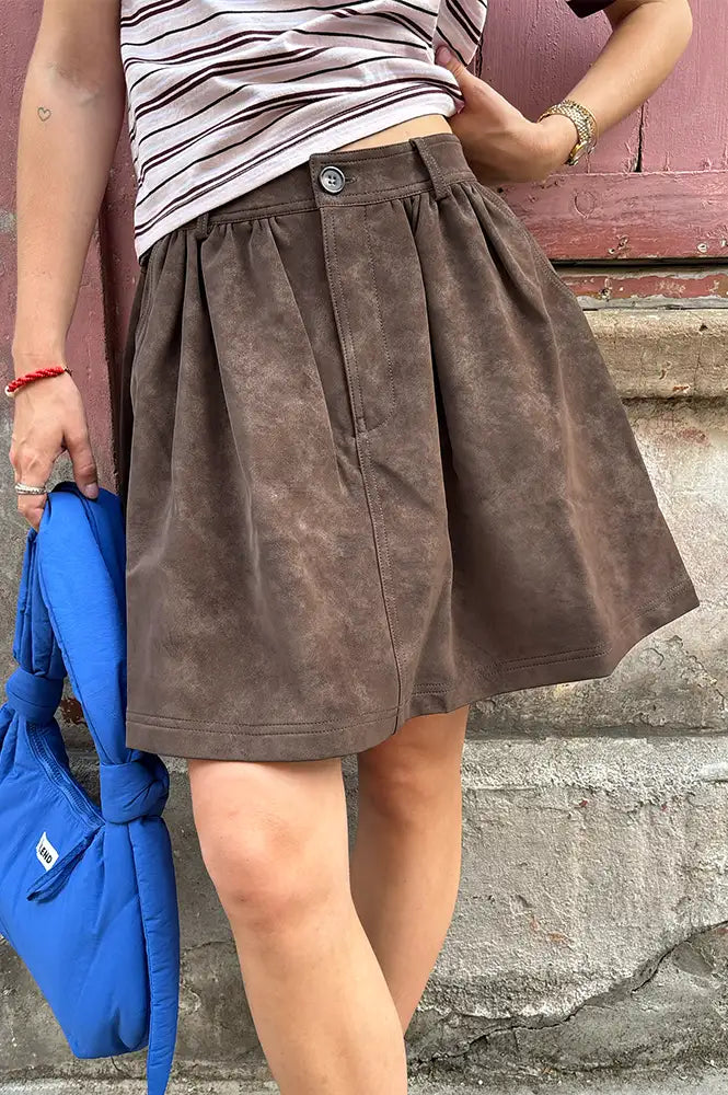Baum Und Pferdgarten Shea Coffee Bean Brown Skirt