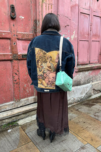 Object Dalme Seal Brown and Black Lace Skirt