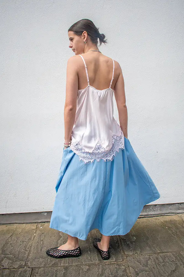 Marta Dream Cipria Pink Lace Top - The Mercantile London