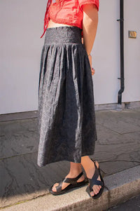 Project AJ117 Hazel Black Skirt - The Mercantile London