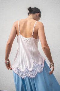Marta Dream Cipria Pink Lace Top - The Mercantile London