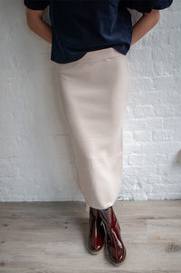 Object Reynard Silver Grey Knitted Skirt - The Mercantile London