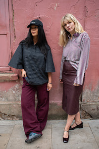 Nué Notes Antibes Black Spot Poloshirt - The Mercantile London