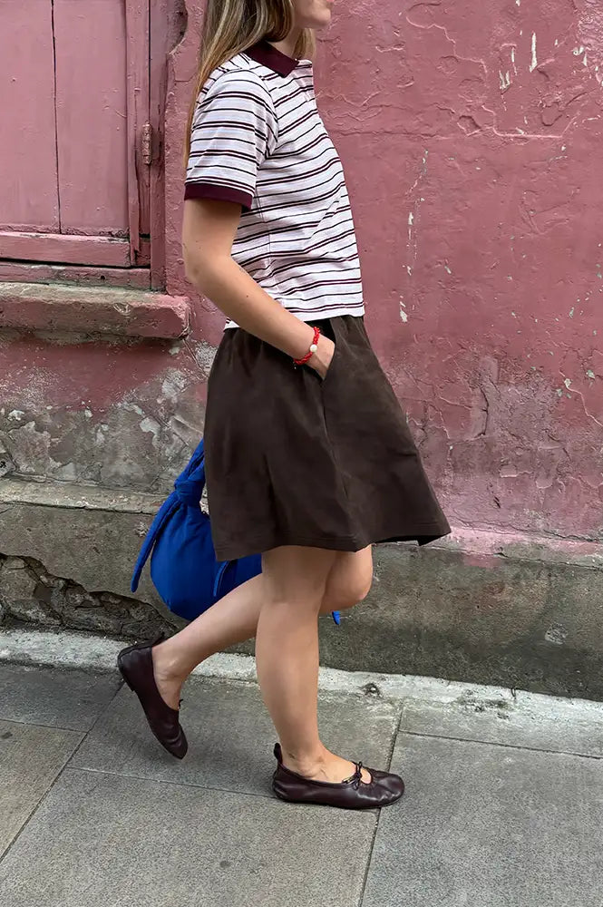 Baum Und Pferdgarten Shea Coffee Bean Brown Skirt