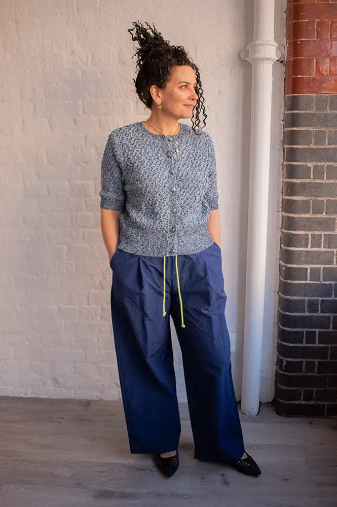 Minus Luna Skyway Blue Cardigan - The Mercantile London