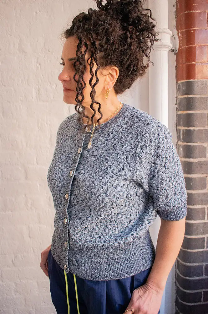Minus Luna Skyway Blue Cardigan - The Mercantile London