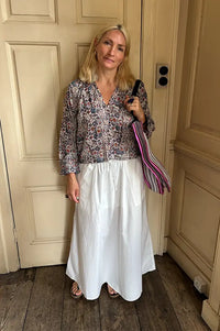 Second Female Alisa White Skirt