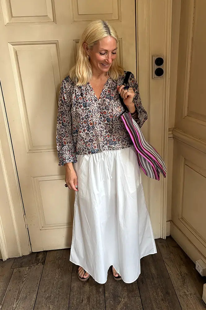Second Female Alisa White Skirt