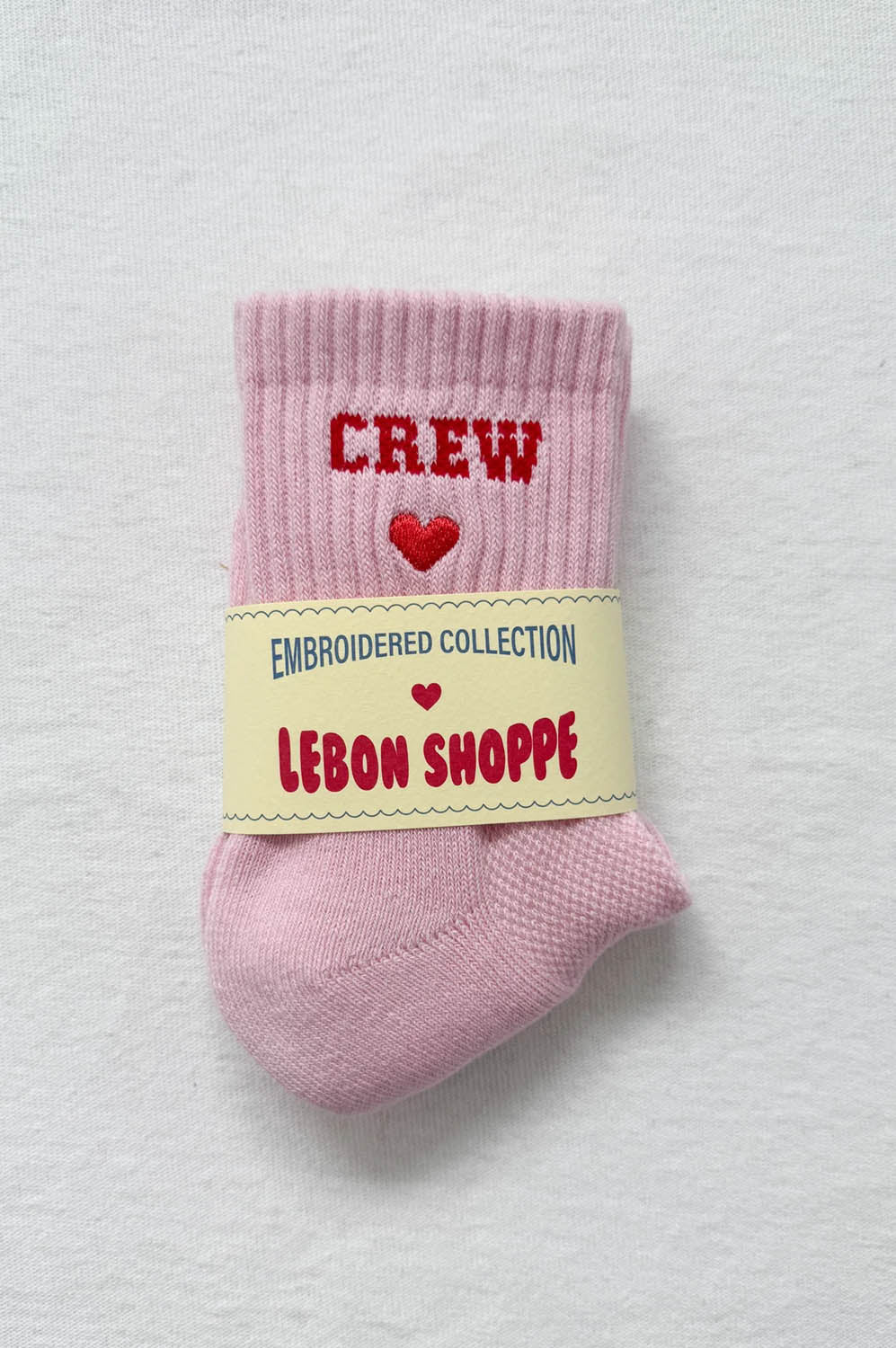 Le Bon Shoppe Embroidered Strawberry Milk Socks - The Mercantile London