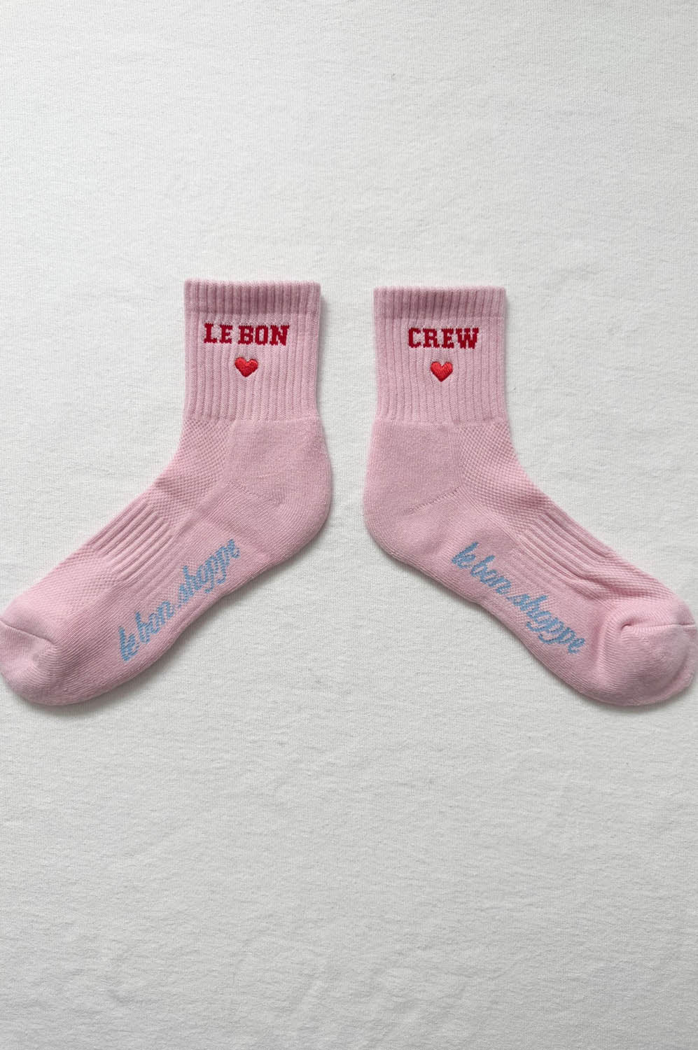Le Bon Shoppe Embroidered Strawberry Milk Socks - The Mercantile London
