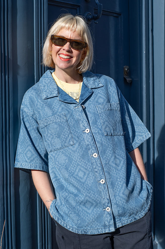 ICHI Amilias Denim Shirt - The Mercantile London