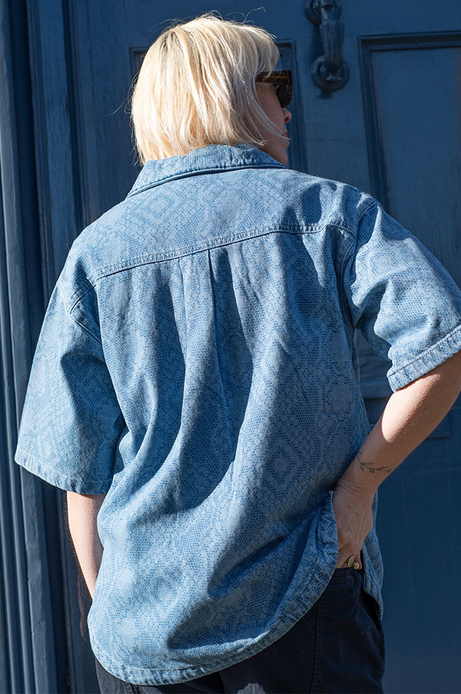 ICHI Amilias Denim Shirt - The Mercantile London