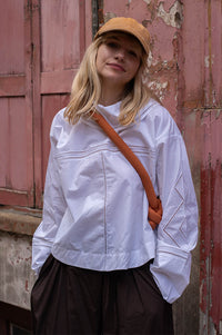 Soeur Guillemette White Embroidered Blouse - The Mercantile London