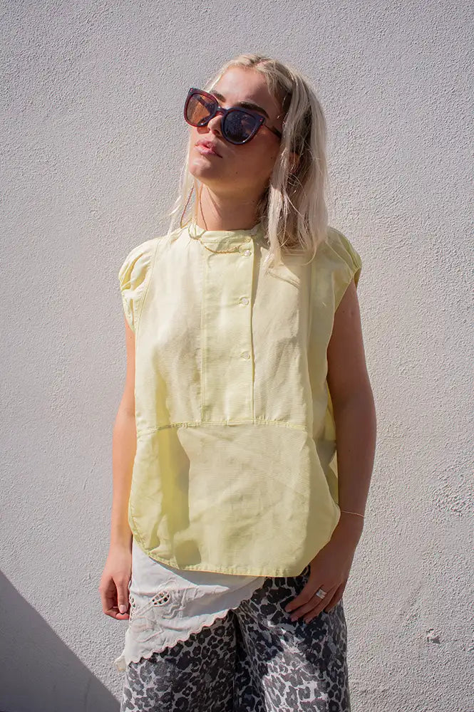 Soeur Danube Bright Yellow Blouse - The Mercantile London