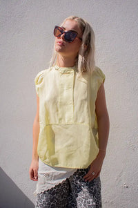 Soeur Danube Bright Yellow Blouse - The Mercantile London