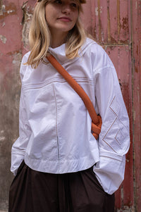 Soeur Guillemette White Embroidered Blouse - The Mercantile London