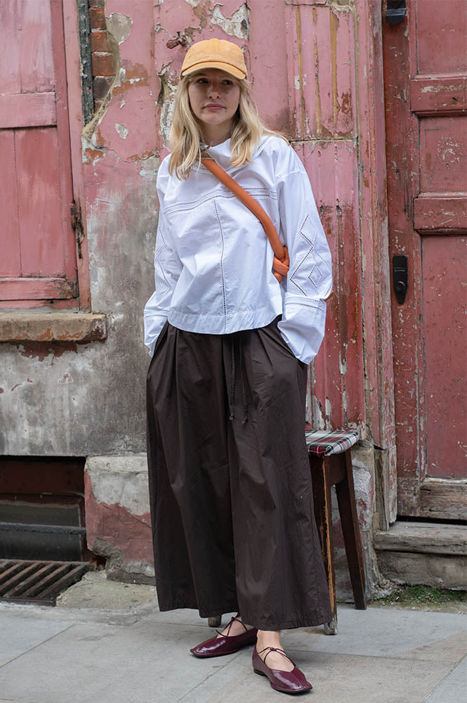 Soeur Guillemette White Embroidered Blouse - The Mercantile London