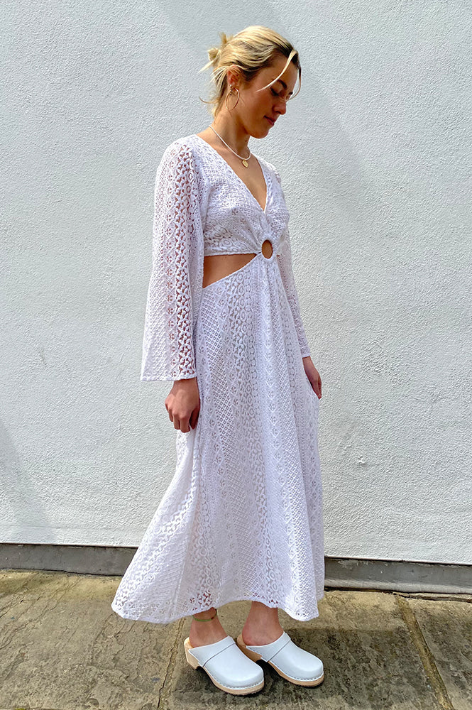 Petite Mendigote Sofia Isora White Dress - The Mercantile London