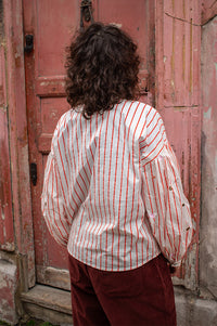 Numph Soleima Embroidered Cloud Dancer Shirt