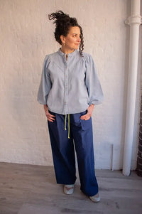 Minus Solene Skyway Denim Blue Shirt - The Mercantile London