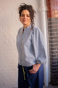 Minus Solene Skyway Denim Blue Shirt - The Mercantile London