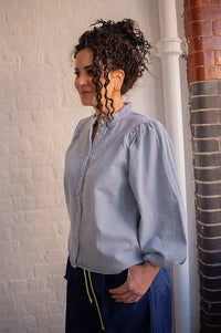 Minus Solene Skyway Denim Blue Shirt - The Mercantile London