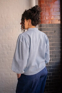 Minus Solene Skyway Denim Blue Shirt - The Mercantile London