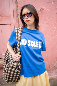 Garance Soleil T-Shirt Electric Blue - The Mercantile London