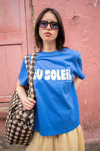 Garance Soleil T-Shirt Electric Blue - The Mercantile London