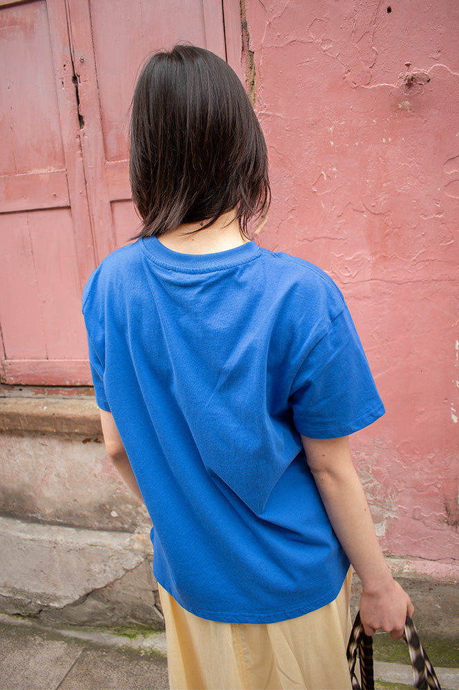 Garance Soleil T-Shirt Electric Blue - The Mercantile London