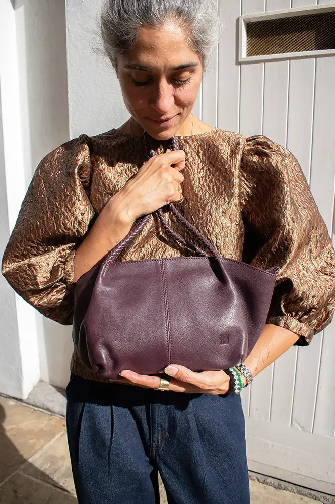 Biba Somerville Burgundy Shoulder Bag