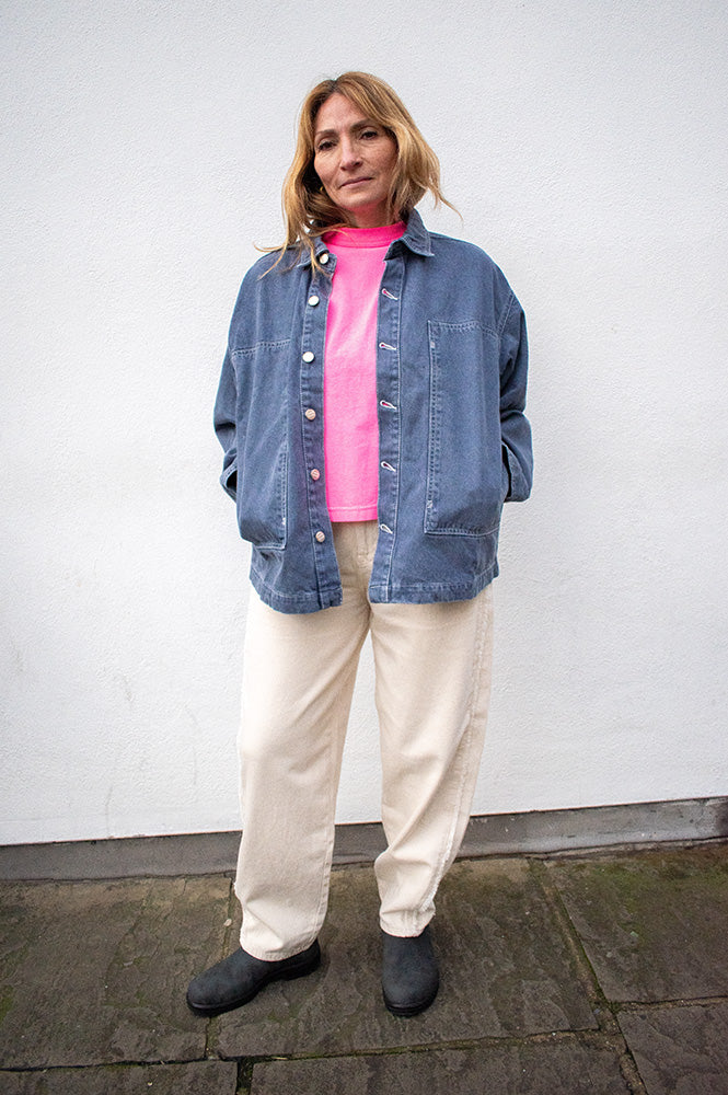 Damson Madder Alba Mist Wash Shirt