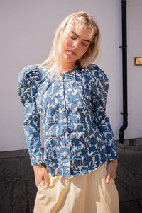 Sophie + Lucie Blee Blue Floral Blouse - The Mercantile London