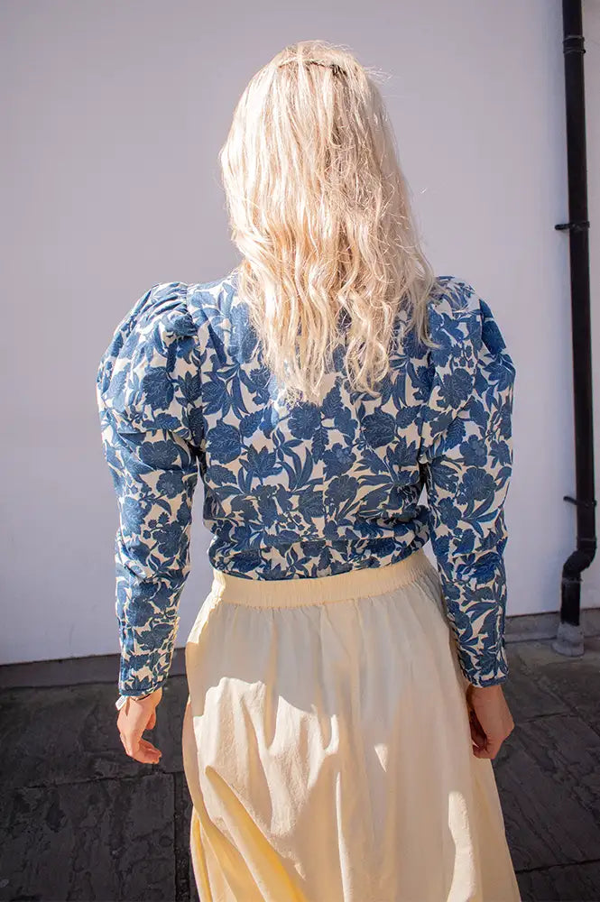 Sophie + Lucie Blee Blue Floral Blouse - The Mercantile London