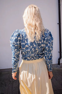 Sophie + Lucie Blee Blue Floral Blouse - The Mercantile London