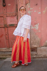 Sophie + Lucie Circus Voile Camel Skirt - The Mercantile London