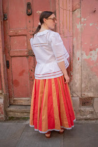 Sophie + Lucie Circus Voile Camel Skirt - The Mercantile London